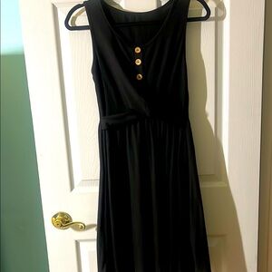 Shein Black Sleeveless Dress